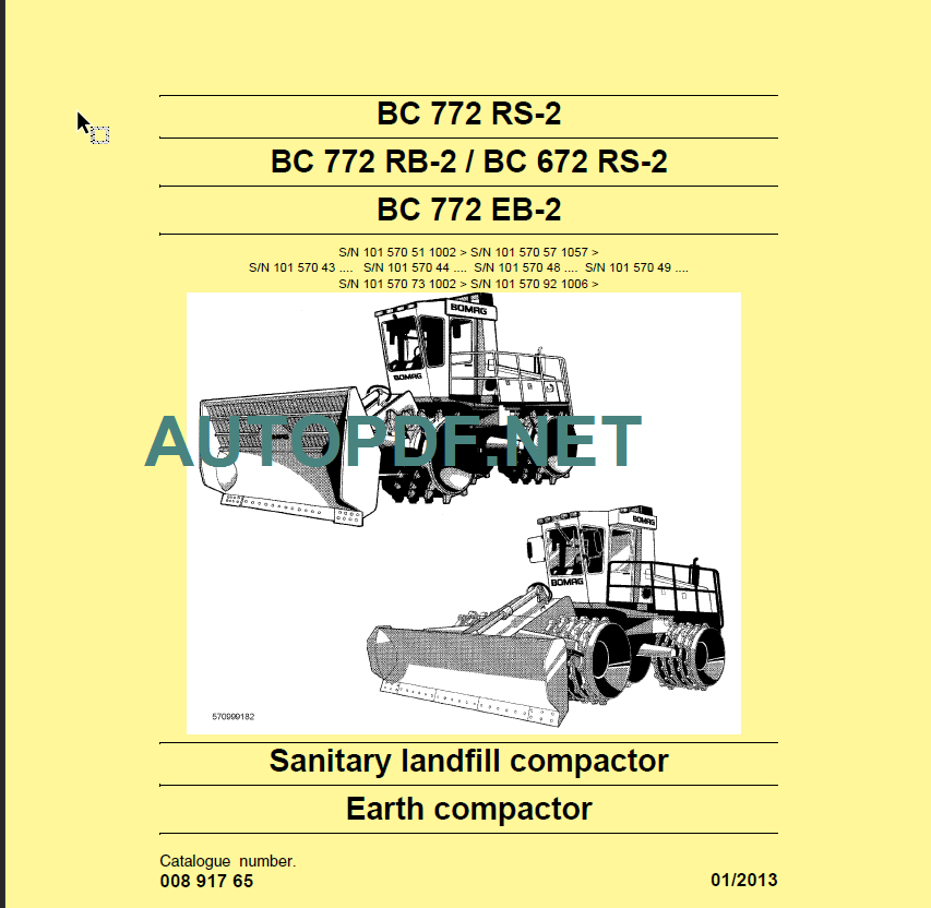 BC 772 RS RB EB-2 Service Manual