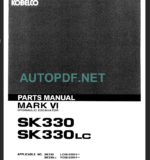 SK330-SK330LC MARK VI PARTS MANUAL