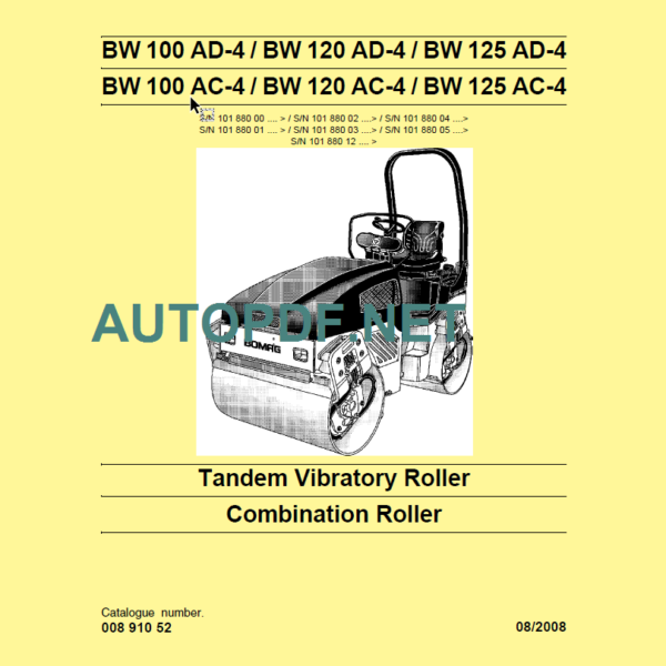 BW 120 AD-AC-4 Service Manual