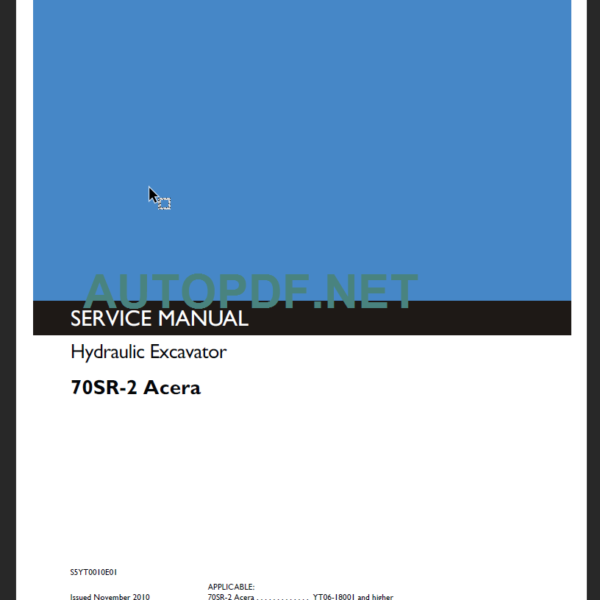 70SR-2 Acera SERVICE MANUAL