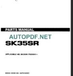 SK40SR-2-SK45SR-2 PARTS MANUAL