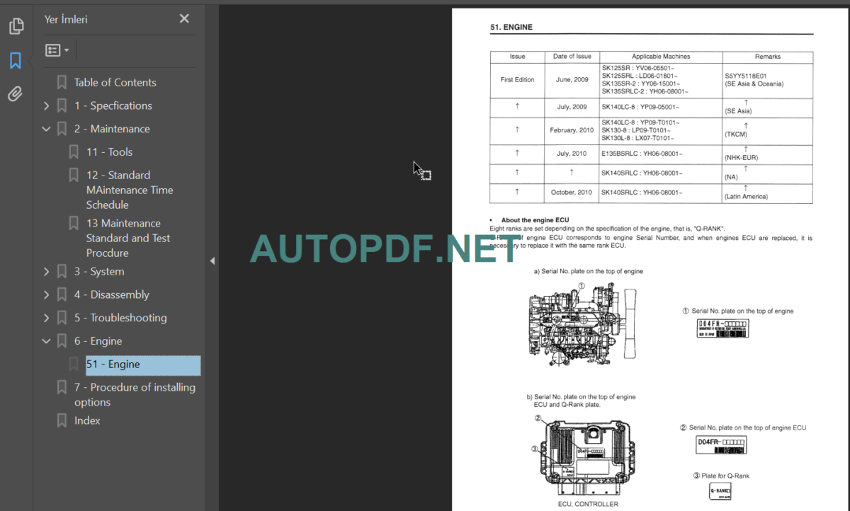 SK140SRLC SHOP MANUAL