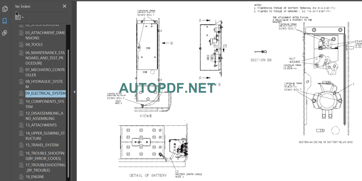 SK260LC-10 SHOP MANUAL