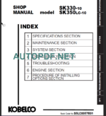 SK330-10 SHOP MANUAL