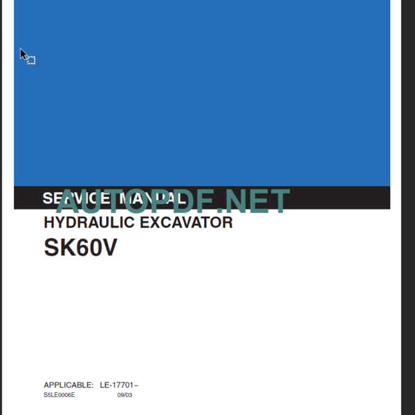 SK60V SERVICE MANUAL