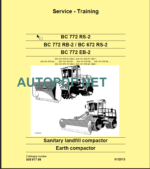 BC 772 RB RS EB-2 Service Training