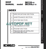 SK350LC-10 SHOP MANUAL 2020