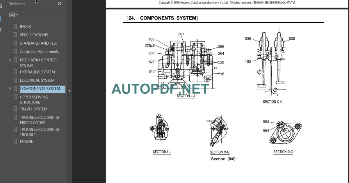 SK210LC-9 NA-EU Shop Manual