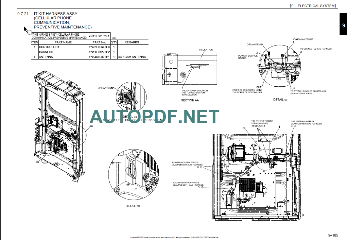 SK350LC-10 SHOP MANUAL 2020