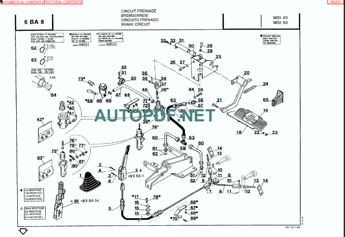 MSI 50D PARTS MANUAL