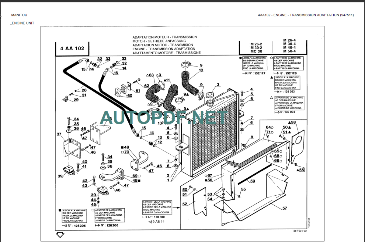 MC30-4 PARTS CATALOGUE