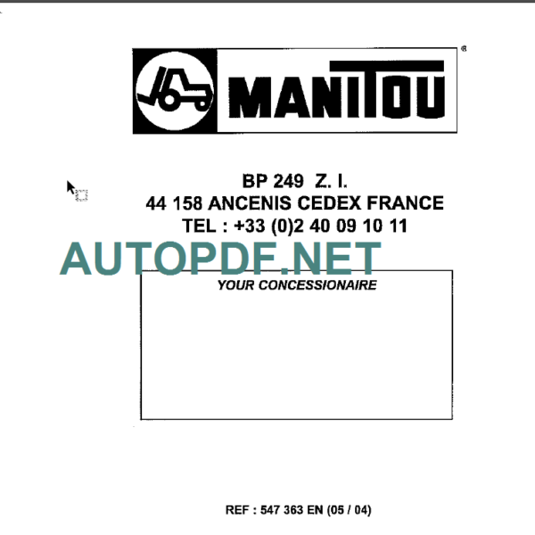 120 AETJ Repair Manual