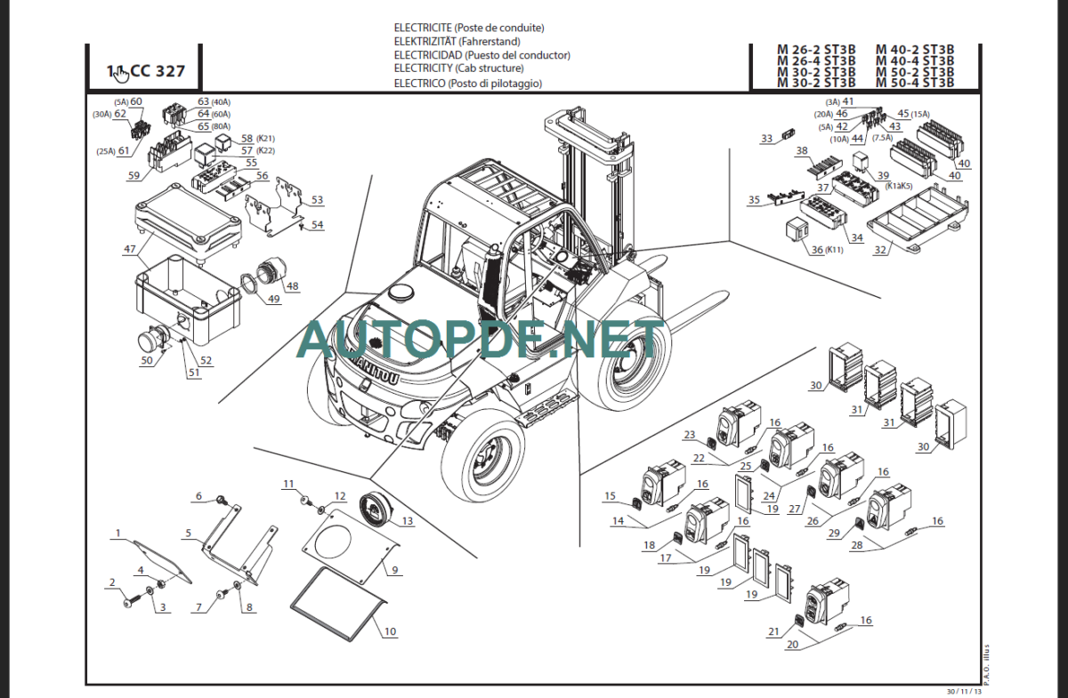 M 26-2 4 ST3B PARTS CATALOGUE