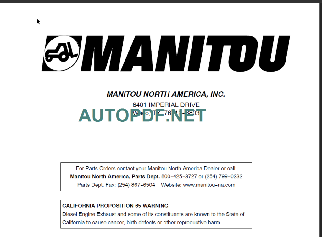 S402-S502TC-S602TC-S404TC-S504TC-S604TC-D OPERATORSERVICE MANUAL