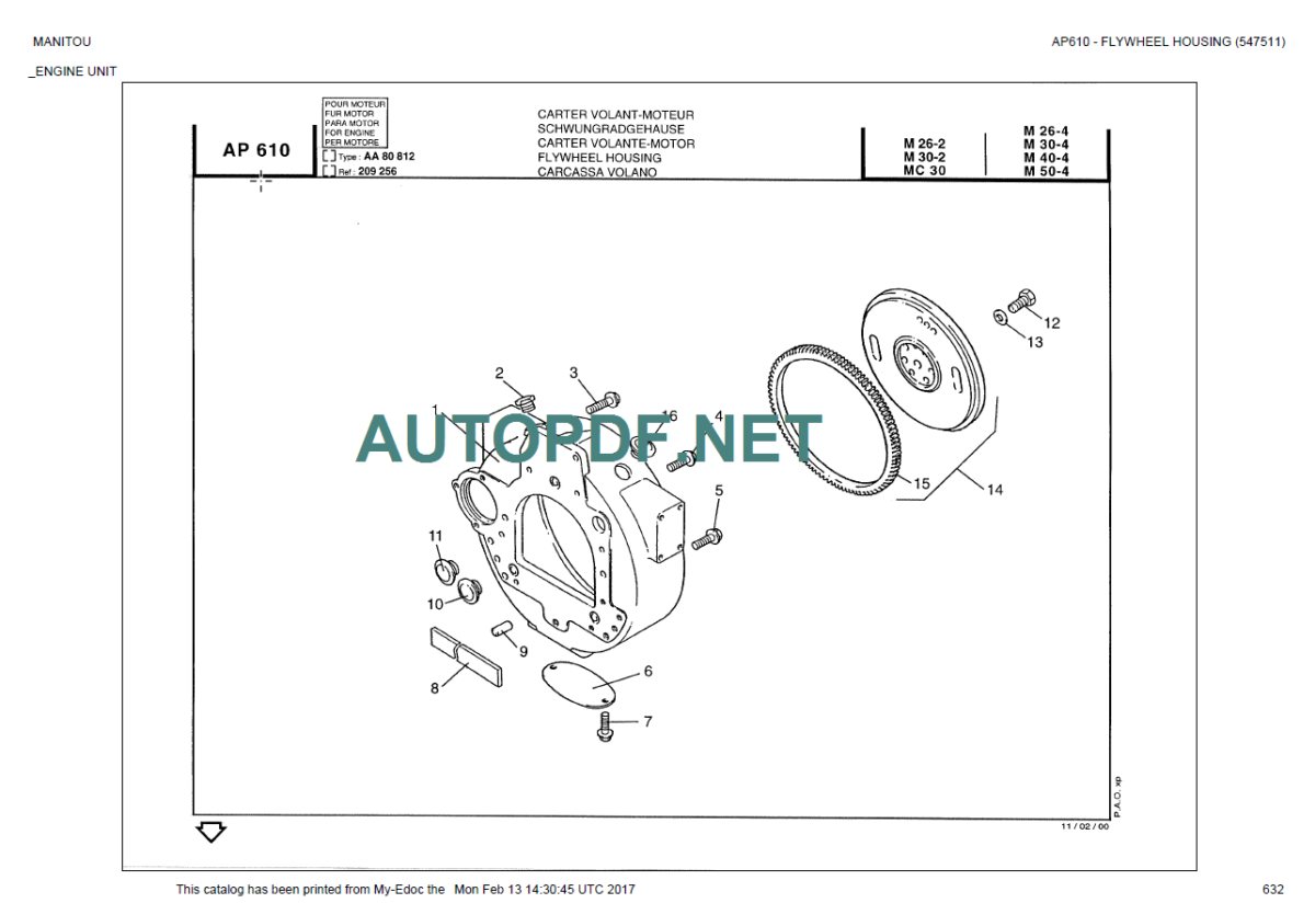 M30-2 PARTS CATALOGUE