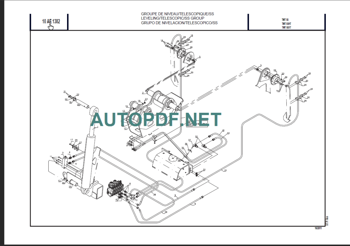 TMT 55 HT XT T3 Parts Manual