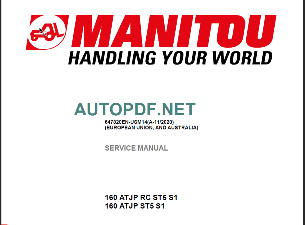 160 ATJP ST5 S1 SERVICE MANUAL