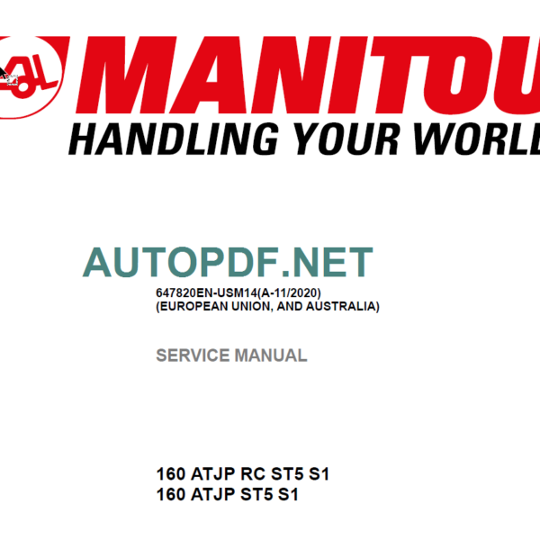 160 ATJP ST5 S1 SERVICE MANUAL