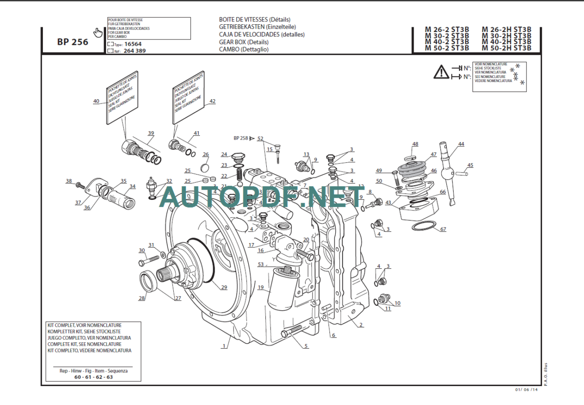 M 40-2 4 + H ST3B PARTS CATALOGUE