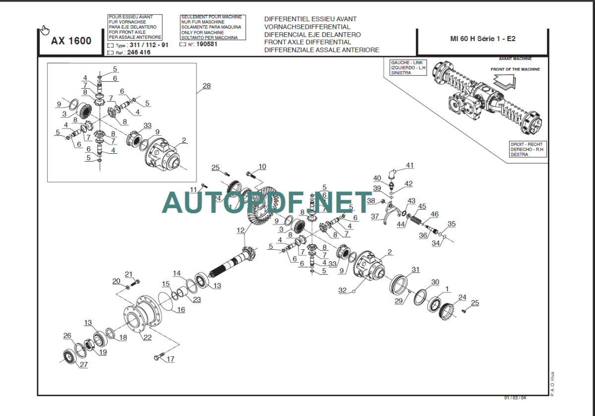 MI 70H PARTS CATALOGUE