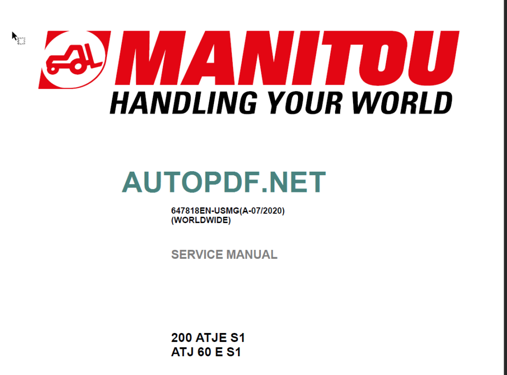 200 ATJE S1 SERVICE MANUAL