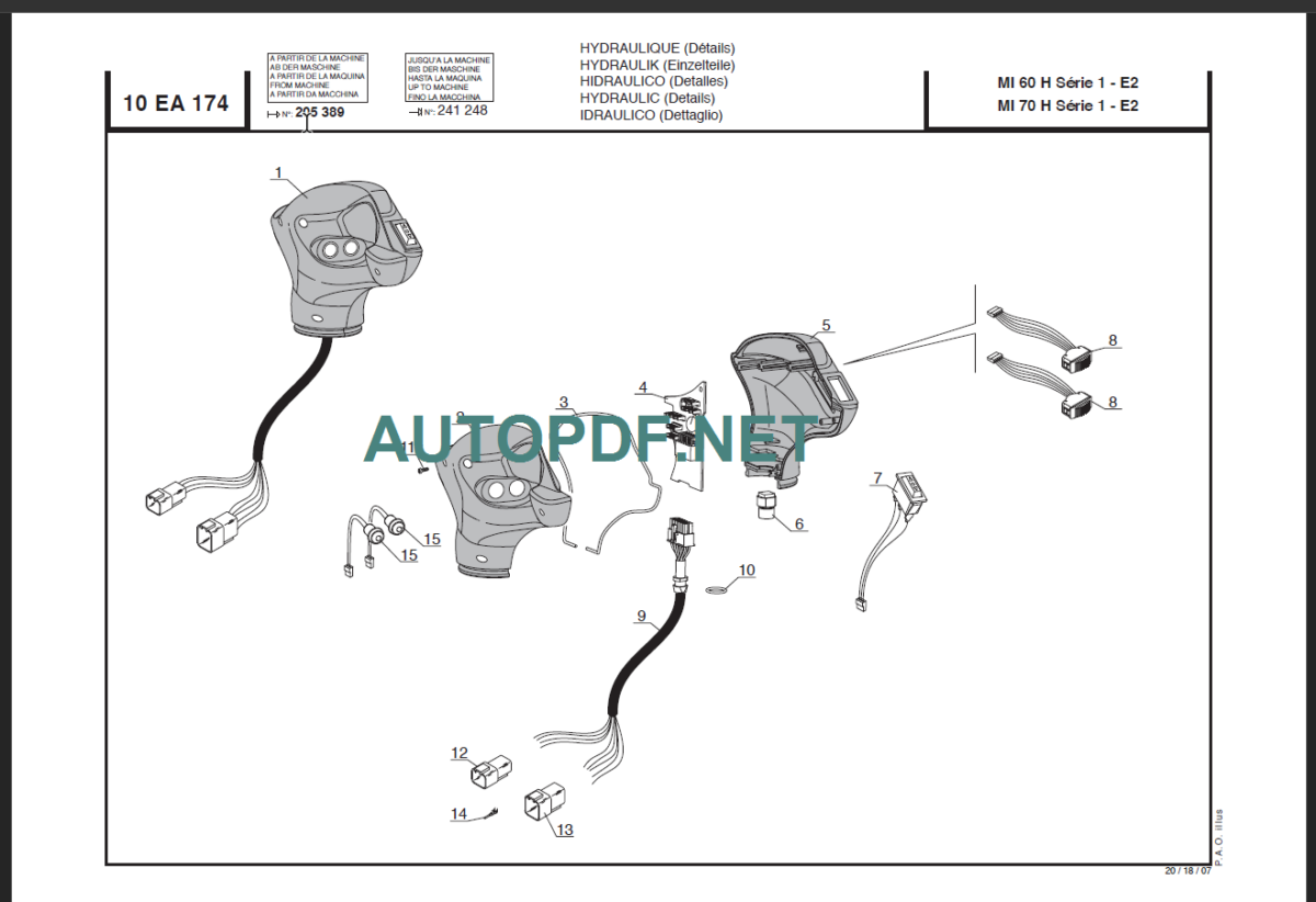 MI 60H PARTS CATALOGUE