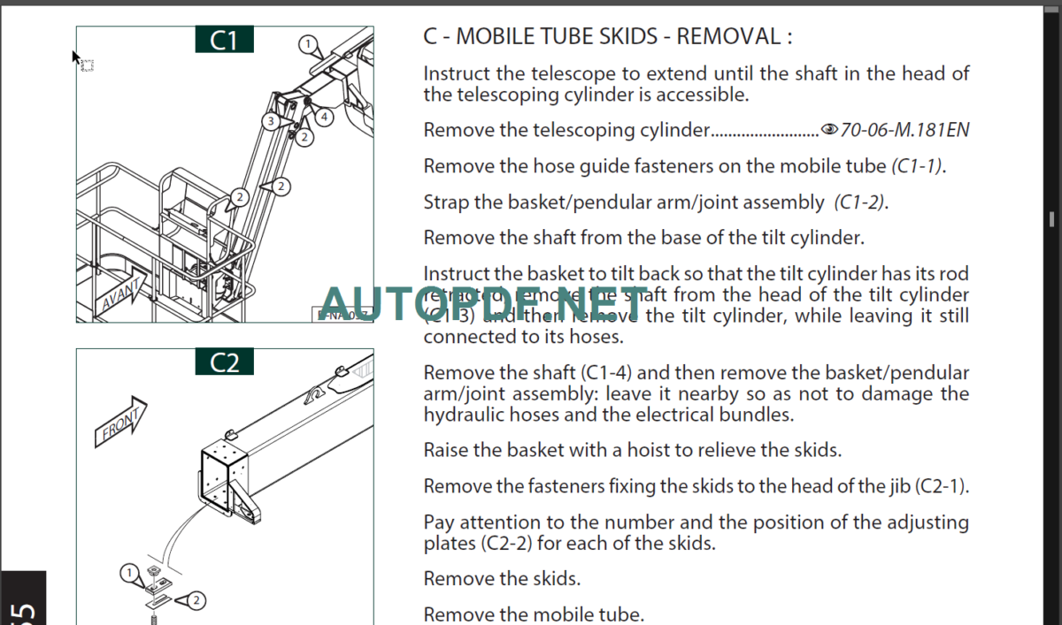 160 ATJ FC 180 ATJ EURO 3 Repair Manual