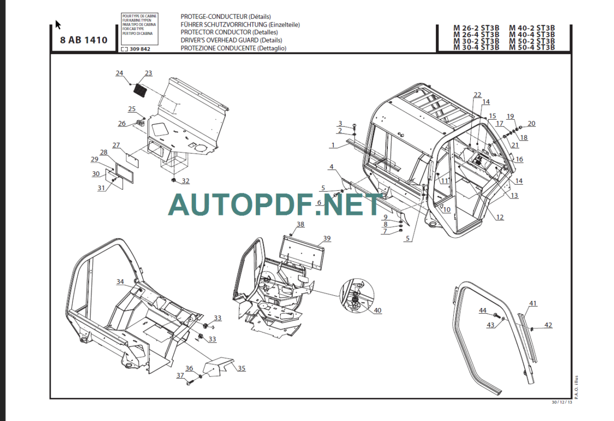 M 50-2 4 ST3B PARTS CATALOGUE