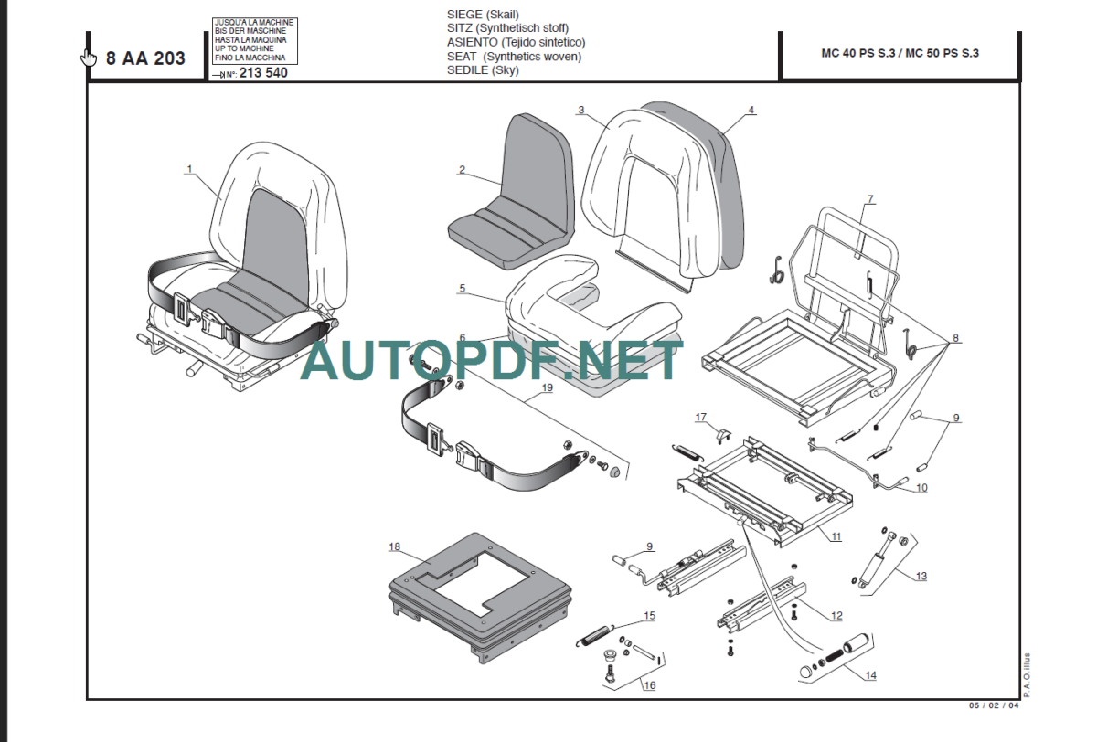 MC 30 S3-E2 PARTS CATALOGUE