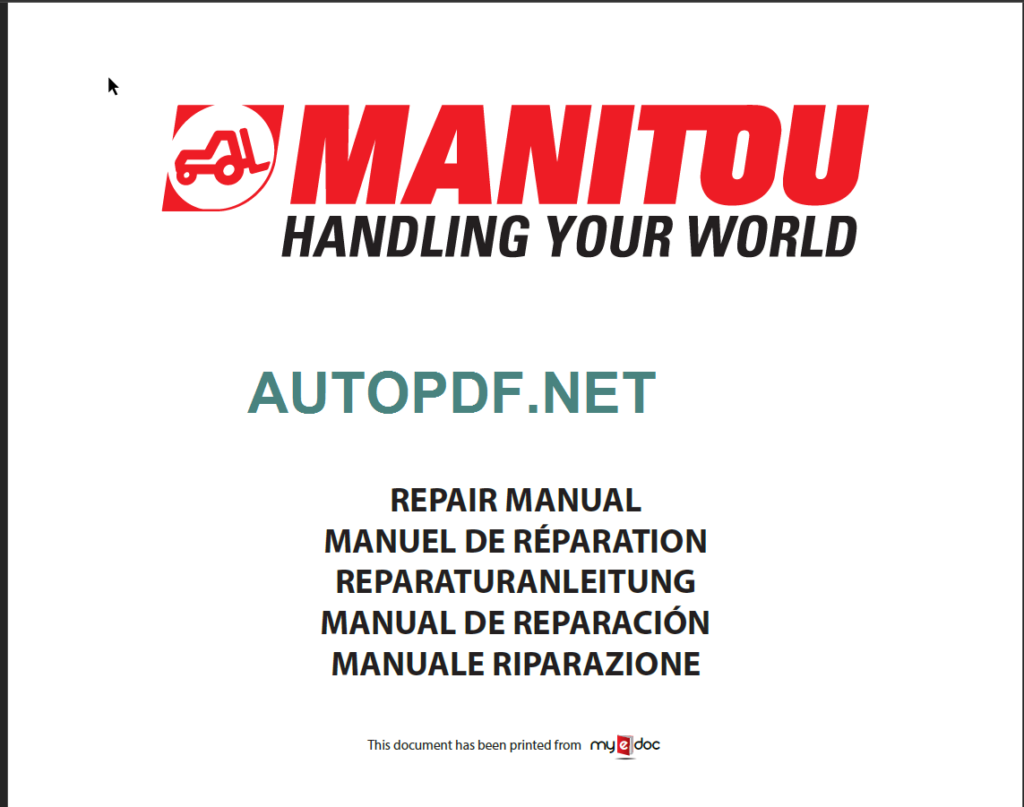 M26-M50-4 T S3 Euro 3 Repair Manual