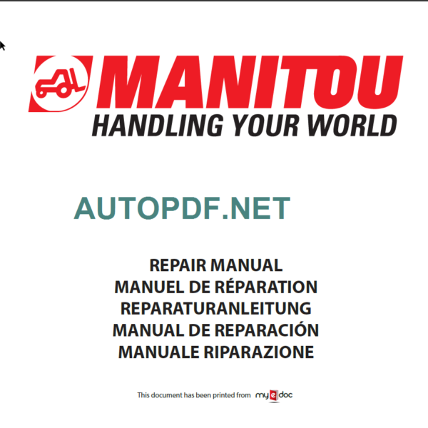 M26-M50-4 T S3 Euro 3 Repair Manual