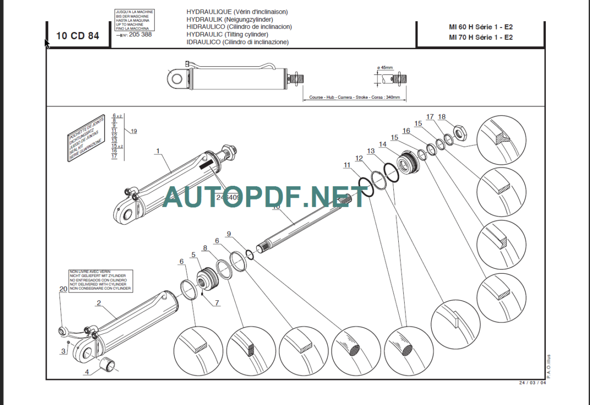 MI 70H PARTS CATALOGUE