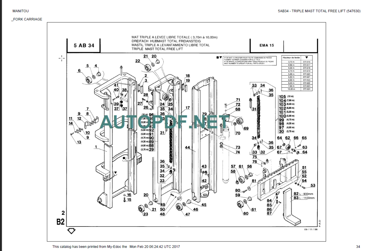 EMA18 PARTS CATALOGUE