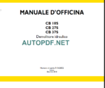 CB 18S-27S-37S MANUALE D’OFFICINA