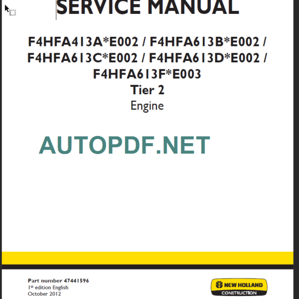 F4HFA413A E002-F4HFA613B E002 SERVICE MANUAL