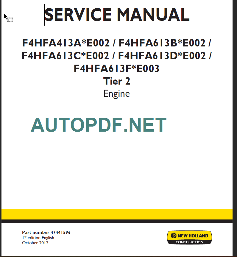 F4HFA413A E002-F4HFA613B E002 SERVICE MANUAL