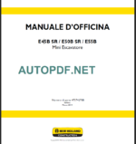 E45B SR-E50B SR-E55B MANUALE D’OFFICINA 2014