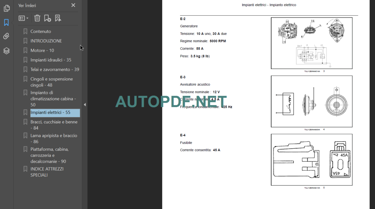 E45B SR-E50B SR-E55B MANUALE D’OFFICINA 2014