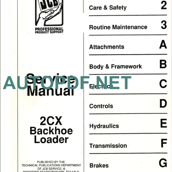 2CX SERVICE MANUAL