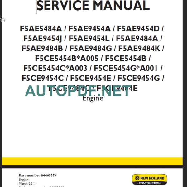 F5AE5484A-F5AE9454A-F5AE9454D SERVICE MANUAL