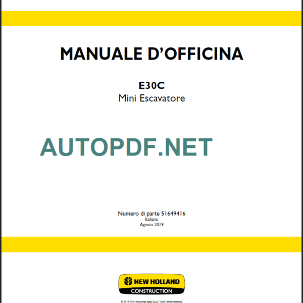 E30C MANUALE D’OFFICINA