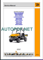 JCB 4X4 Groundhog Service Manual