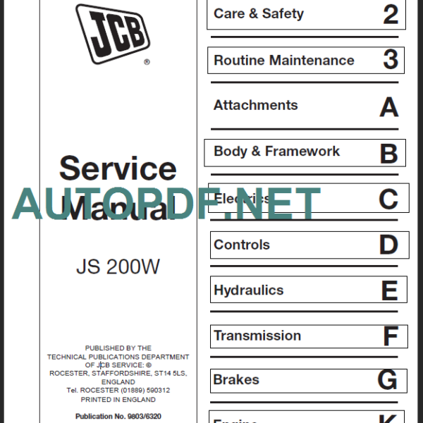 JS 200W SERVICE MANUAL