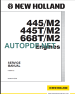 445 M2-445T M2-668T M2 SERVICE MANUAL