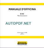 E18C MANUALE D’OFFICINA