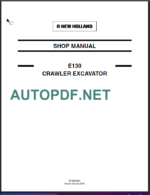 E130 SHOP MANUAL