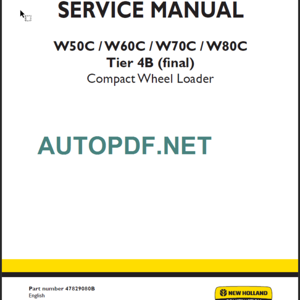 W50C-W60C-W70C-W80C TIER4B SERVICE MANUAL 2015