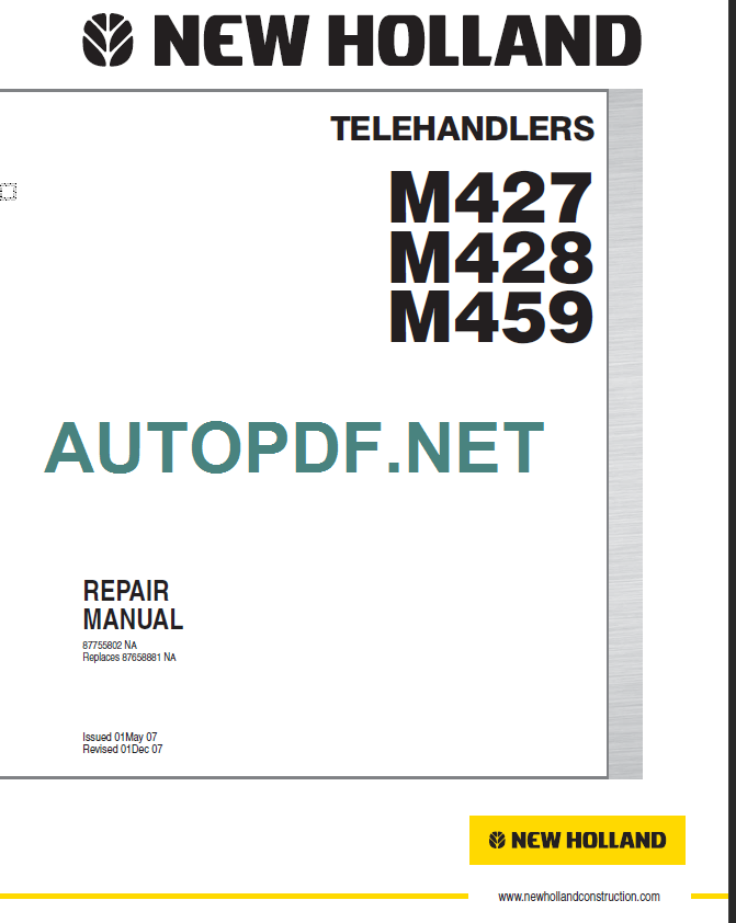 M427-M428-M459 REPAIR MANUAL