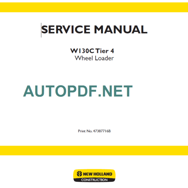 W130C TIER4 SERVICE MANUAL