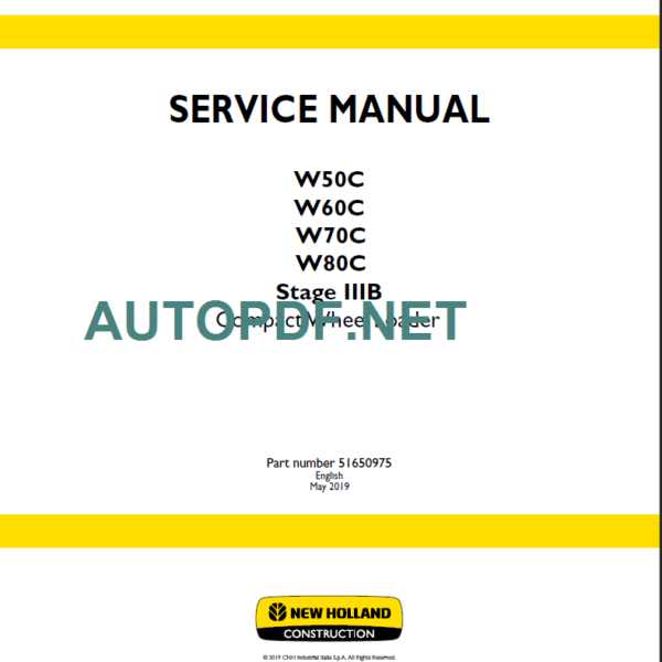 W50C-W60C-W70C-W80C SERIVCE MANUAL